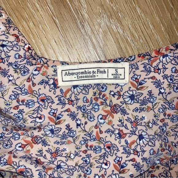 Abercrombie & Fitch Essentials Women’s Pink Tank Top Floral Print Y2K | Size S - Picture 4 of 8